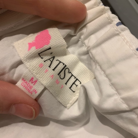 L’ATISTE white and blue romper - Picture 3 of 8